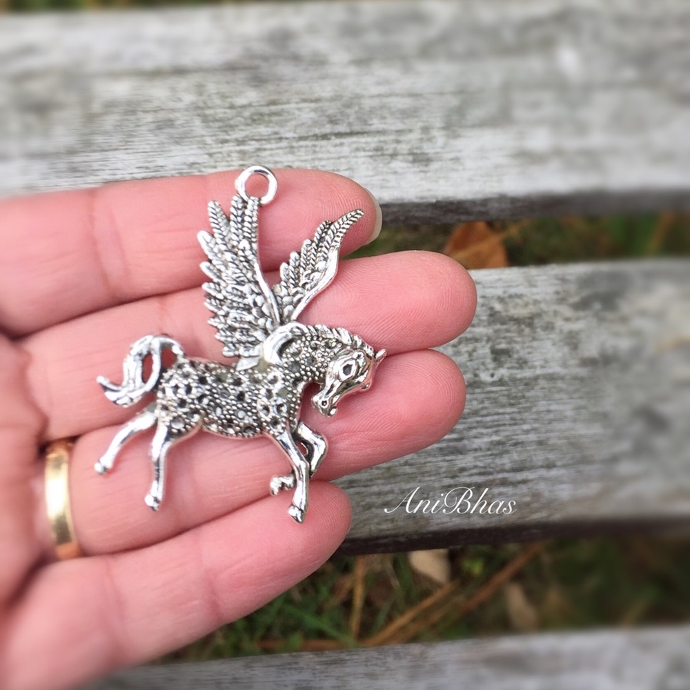 Mythological Charm/Pendant Unicorn/ Flying Horse